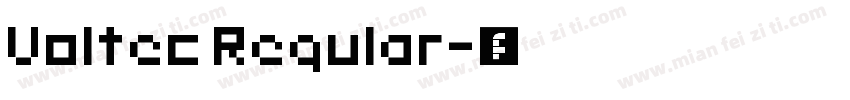 Voltec Regular字体转换